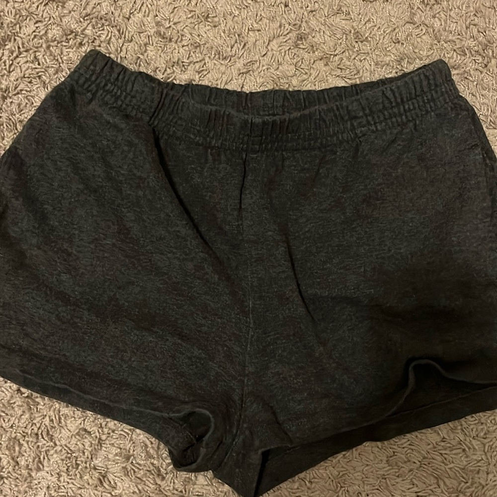 brandy melville shorts dark grey
